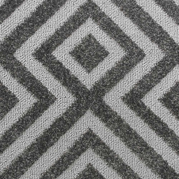 Dark & Light Grey Diamond Structura Carpet