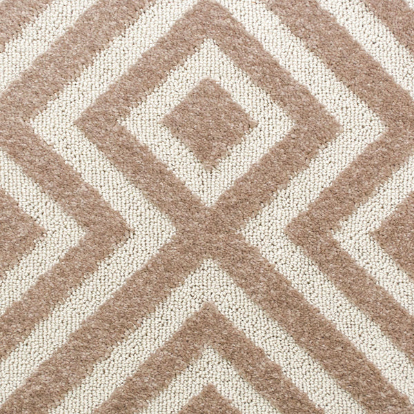 Beige & Cream Diamond Structura Carpet