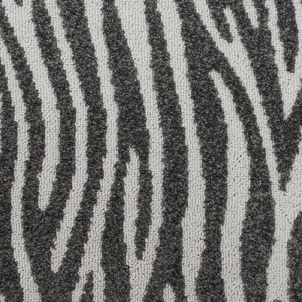 Dark Grey & Cream Primal Structura Carpet