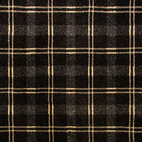 Black Cream 151 Tartan Wilton Carpet