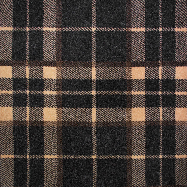 Dark Grey and Cream 26 Tartan Wilton Buy Wilton Tartan Carpets Online