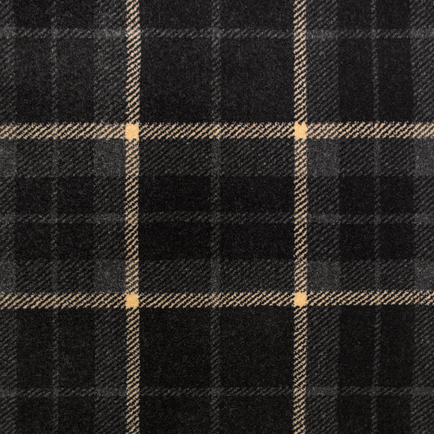 Black Cream 29 Tartan Wilton Carpet