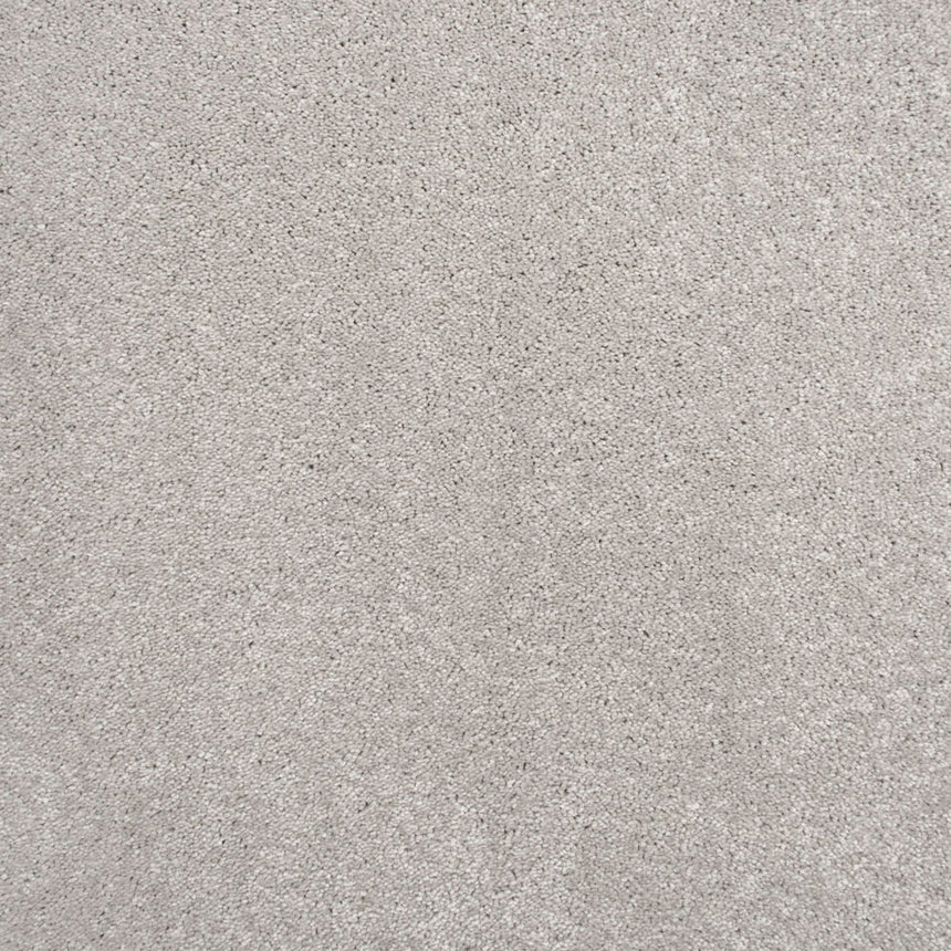 Topaz White 910 Soft Noble Feltback Carpet 2.5m x 4m Remnant