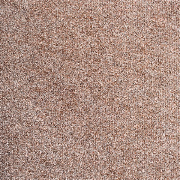 Beige Canterbury Ribbed Gel Backed Carpet