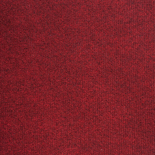 Red Canterbury Ribbed Gel Backed Carpet