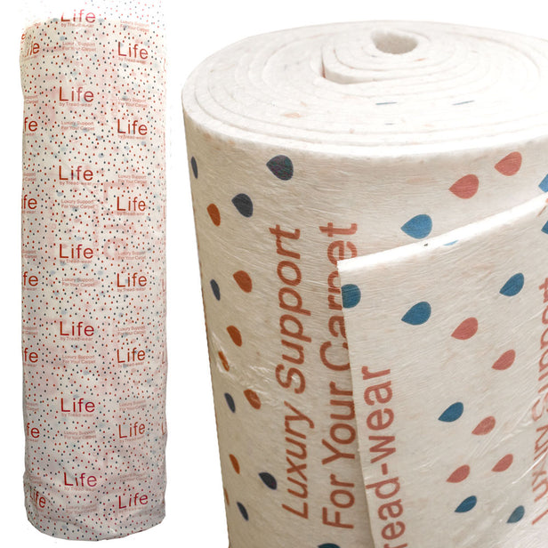 Life 9mm Tread-Wear Carpet Underlay Roll