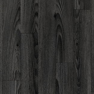 Vacano Black Wood Plank Design Vinyl Flooring