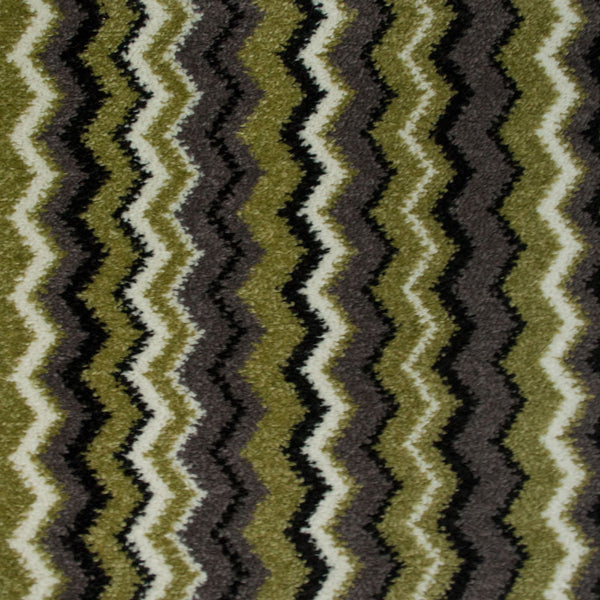 Green Zig Zag Carpet