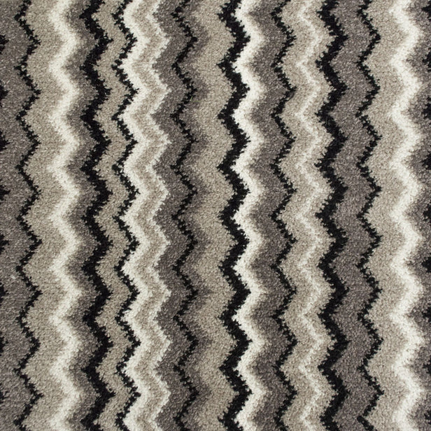 Beige Zig Zag Carpet