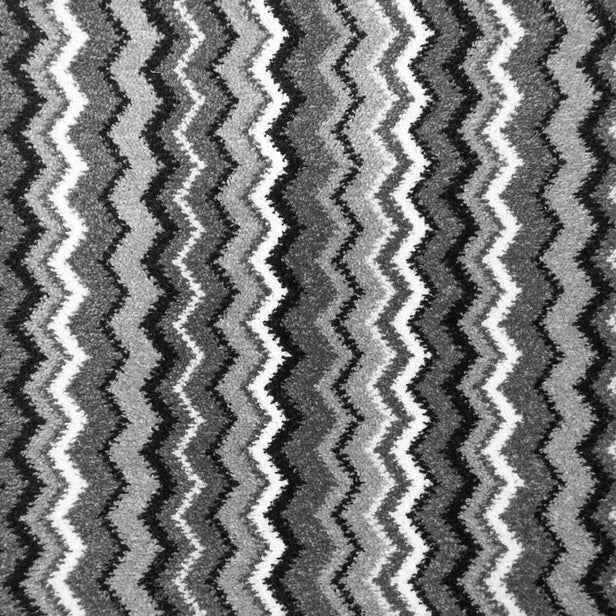 Grey Zig Zag Carpet